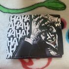 Joker Embossed Wallet Dc Purple Green Cardholder