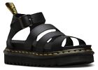 DR. MARTENS  SANDALI BLAIRE HYDRO CON CINTURINO PELLE NERO 24235001 ORIGINALI