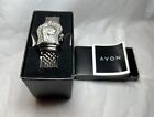 Avon Silver-tone Buckle Clamper Cuff Watch New Old Stock Quartz Japan Movement