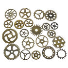 20PCS Antique Bronze Alloy Mixed Wheel Gear Steampunk Cog Pendant Charms Crafts