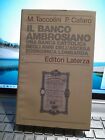 Il banco Ambrosiano una banca Cattolica taccolini Cafaro Laterza