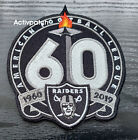 Oakland Raiders 60th Season Anniversary Logo Patch NFL Football Jersey Aufnäher