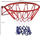 CANESTRO BASKET REGOLAMENTARE 46cm/18" PALLA A CANESTRO CON RETE E KIT MONTAGGIO