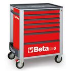 Carrello cassettiera mobile Beta C24S 7/R portautensili 7 cassetti rosso