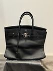 HERMES BIRKIN 35 IN BLACK TOGO LEATHER AUTHENTIC