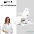 Atik poltrona lettino elettrica professionale estetica 4 motori rotazione 90°