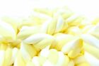 CARAMELLE MARSHMALLOW TRECCE BIANCO E GIALLO  - BULGARI- 500 GR