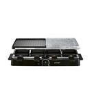 SILVERCREST Raclette-Grill SRGS 1400 B3 Grillplatte mit heißem Stein