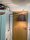 Original Artemide Tolomeo Mega Parete Chrom/Alu mit Dimmer in Schwarz