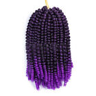 Synthetic Spring Twist Crochet Braiding Hair 8" Nubian Twist Braids Extension