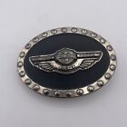 Harley Davidson Belt Buckle 100th anniversary 1903-2003 Motorcycle Studded Biker