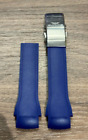 Genuine Original OEM Glycine Blue Rubber Strap 22mm with Clasp GL0041 Combat Sub