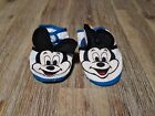 Disney Babies Mickey Mouse Crib Shoes Size 1, Vintage Baby 1980s Disneyana