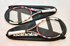 2 x Babolat Pure Storm Limited GT rackets & cases. GS4. Great condition.