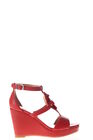 Armani Jeans Donna Sandali zeppa A5551 37 4L Rosso