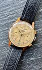 RARE VINTAGE HEUER TRIPLE DATE 14K SOLID GOLD MEN WRISTWATCH-,,BEYER ZÜRICH’’