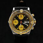 Pryngeps Chronograph Daydate 39 mm steel gold automatic Valjoux 7750 serviced