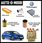 KIT TAGLIANDO VW SCIROCCO 137 138 2.0 TDI 103KW 140CV FILTRI + OLIO CASTROL 5W30