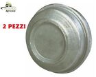 CALOTTA TAPPO COPERCHIO D.52 MM COPRIMOZZO ASSE RUOTA RIMORCHIO CARRELLO ASSE