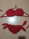 Calzedonia Costume Da Bagno Bikini Rosso Tg 3