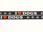 Dog lovers - printed neck strap lanyards for ID, whistles etc. Hand made in UK