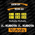 Kubota KX-36 alfa decal aufkleber adesivo set adesivo