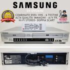 VIDEOREGISTRATORE COMBINATO DVD VHS SAMSUNG SV-DVD640 LETTORE VCR CASSETTE COMBO