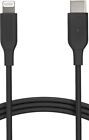 Cavo di ricarica Lightning/USB-C certificato MFi per Apple iPhone 1,8 mt nero