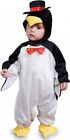 CARNEVALE HALLOWEEN VESTITO COSTUME PINGUINO NEONATO PRIMA INFANZIA