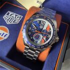 Tag Heuer Formula 1 Gulf Chronograph Quartz Blue Men s Watch CAZ101A FULL SET 43