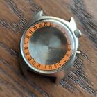 Glycine Airman SST Pumpkin Watch Case Part Approx 1968 For Project (P224)