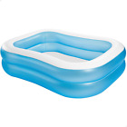 Intex 57180NP - Piscina Gonfiabile Family Rettangolare, Vinile, Multicolore, 203