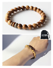 Bracciale Uomo Donna Rosario Buddista Tibetano Legno Sandalo Natura Idea Regalo