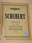 LIBRO SPARTITI SCHUBERT TANZE DANSES