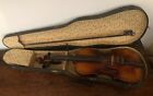 Antico violino con custodia/ strumento musicale d epoca -