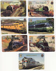 lotto 7 Phonecards-Schede Telefoniche-Treni Locomotive-American Railways