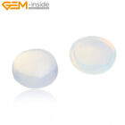 White Opalite CAB Cabochon No Hole Gemstone Loose Beads For Jewelry Making 5 Pcs