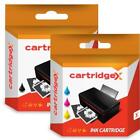 Black & Tri-Colour Ink Cartridges Set for Canon Pixma iP2000 MP110 MP130