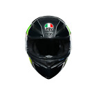 CASCO MOTO INTEGRALE AGV K1 POWER GUNMETAL/WHITE/GREEN E2205 MULTI