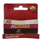 SET BRACCIALETTI IN SILICONE AS ROMA UFFICIALE