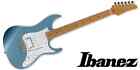 Chitarra elettrica Ibanez Prestige AZ2204 Ice Blue Metallic ICM con custodia ...