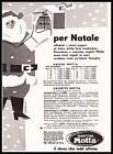 PUBBLICITA  1953 PANETTONE MOTTA BABBO NATALE LISTINO CONCORSO DONO DOLCI MILANO