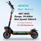 E-scooter 1600W Scooter Elettrico - Nero/Verde