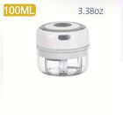 Tritatutto Elettrico Mini Frullatore Robot 100ML Ricaricabile USB con 2 Lame