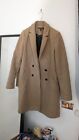 Giacca Cappotto Zara Bottoni Doppiopetto Beige