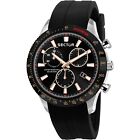 Sector Orologio uomo cronografo 270 cassa acciaio 45 mm cinturino silicone nero