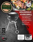 Barbecue bbq grill tondo da giardino a carbone carbonella 37 con coperchio