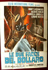 Le due facce del dollaro Manifesto Poster Affiche SPAGHETTI WESTERN MONTERO 1967