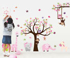 Wall Stickers ragazzi e bambini - Adesivi murali - Albero e Animali 130x300 cm