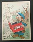 ae375 cartolina a valigetta guida di firenze jacovitti